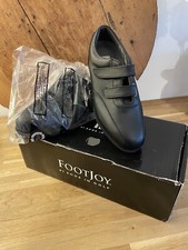 Footjoy AQL Ladies Black Leather Golf Shoes (Size 4.5)