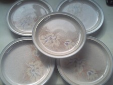 Denby Tasmin Stoneware side plate 8.5" lot of 5