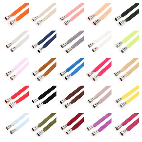 Drawstring cord flat cotton - flat,