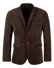 Men's Leather BLAZER Brown