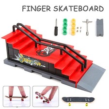 Skateboard Mini Fingerboard Ramps Skate Park Tech Deck Ramp Kit Kids Toys Gifts