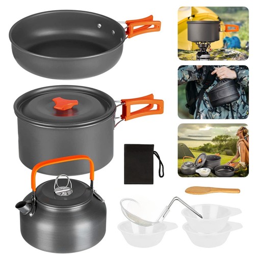 Camping cookware set - cookware,