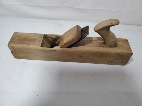 Vintage wooden jack plane - wooden,