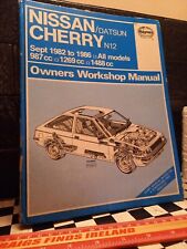 Nissan Datsun Cherry 1982 To 1986 Haynes Owners Workshop Manual 