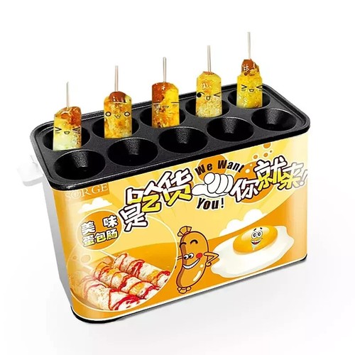 Egg roll machine sausage - egg,