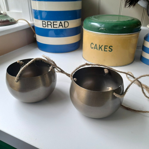 Set round copper brushed - set, of