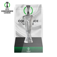 UEFA Conference League Championship Trophy 8CM Metal Trophy With Display Case