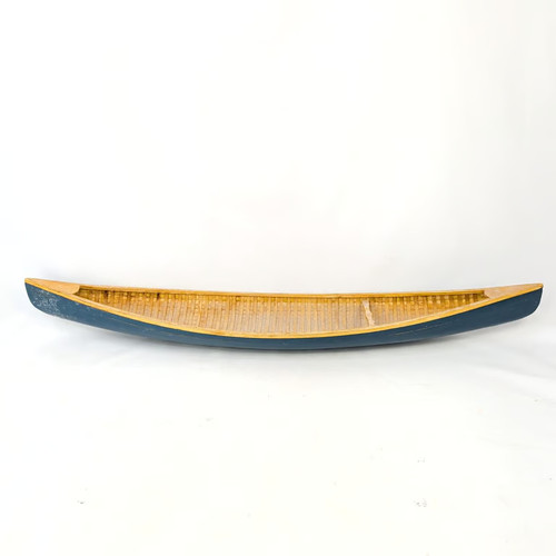 Vintage wooden model canoe - vintage,