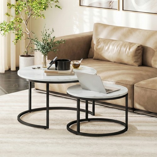 Pcs stacking coffee table - coffee,