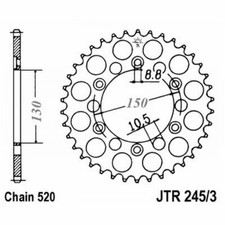 Crown JT 245/3 Z47 for Honda 650 NX Dominator 1988-2000