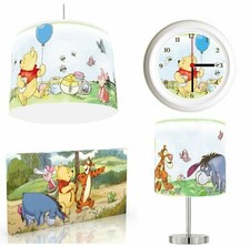 COLOUR WINNIE THE POOH  Lampshade , Lamp , Art , Wall clock or Bundle Reusable