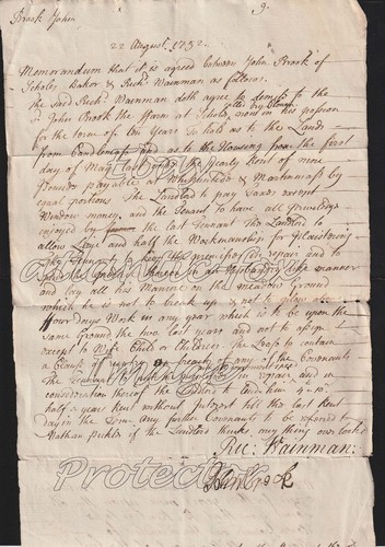 1752 richard wainman of - 1752-61,
