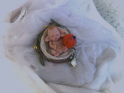 Polymer clay baby - polymer, sculpt