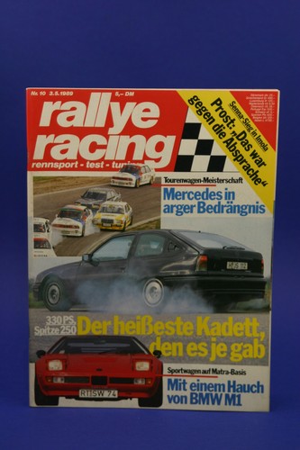 Rally racing opel kadett - rally, 10/89
