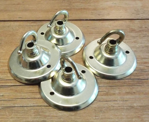 Brass ceiling light rose with - brass,