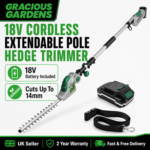 18v cordless hedge - 18v, trimmer