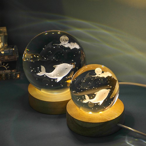 Luminous ocean jellyfish - luminous, 3d