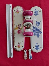 Vintage Ceramic Floral Door