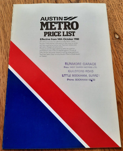 1980 austin metro - metro, price