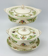 Soho Pottery Windsor Green Lidded Tureens - Sold Individually - Vintage 1930s