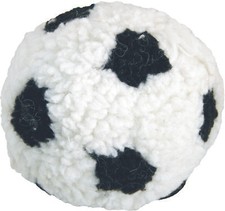 J&S Berber Football 12cm Soft Plush Dog Toy
