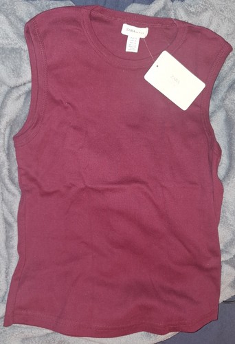 Zara ribbed sleeveless - , in
