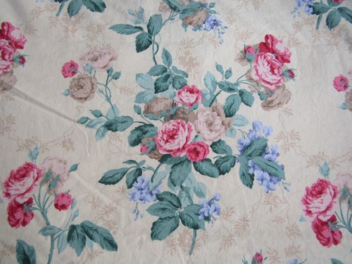 Vintage sanderson cream green - cream,