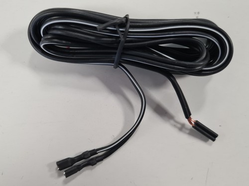 2200mm twin dynamo cable - twin, with