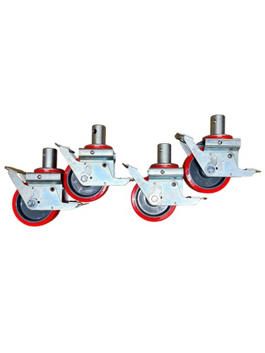 Alloy tower castors scaffold - tower,