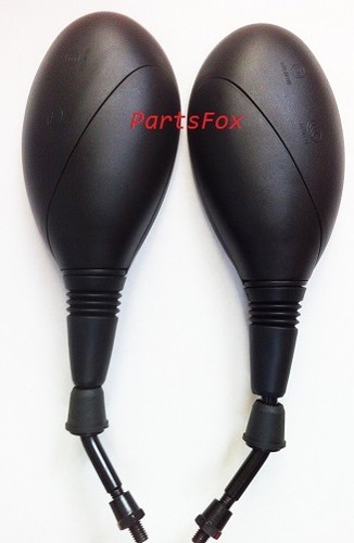 8mm pair black - pair, mirror