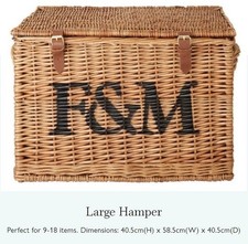 Fortnum & Mason Large Wicker