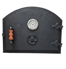 Cast Iron Pizza Oven Door with