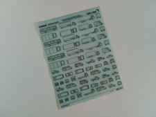 LETRASET DRY TRANSFER RUB ON LETTERING LORRIES COACHES MINI BUSES VEHICLES