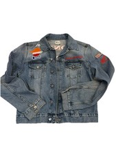 Vintage GAS Jeans X Honda Repsol Racing Denim Jacket- rare MotoGP Style- Size M
