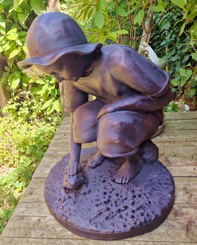 Boy garden sculpture - , ornament