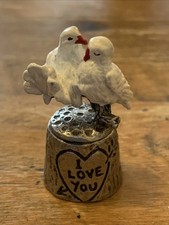 Lovely Vintage Pewter Love
