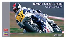 Hasegawa 1/12 Scale Yamaha YZR500 0WA8 TECH21 1989 Motorcycle Plastic Model Kit