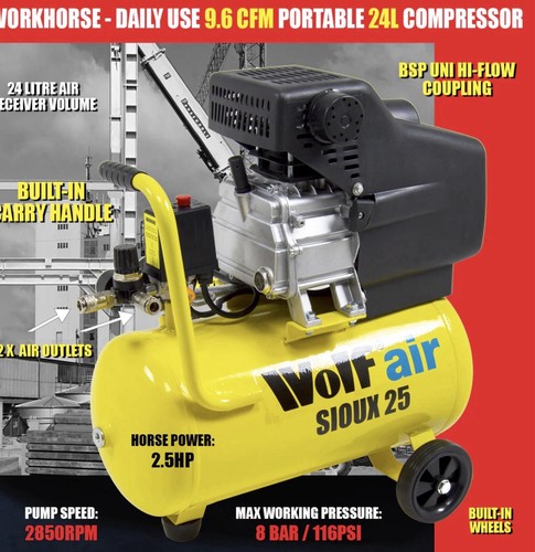 Wolf sioux 50l 5hp - wolf,