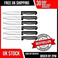 SET OF 6 STAINLESS STEAK