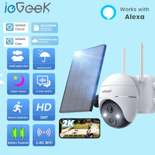 Iegeek outdoor solar - 2k,