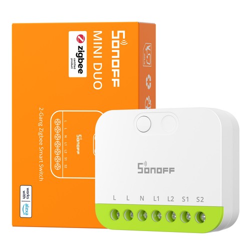 Sonoff mini duo gang zigbee - mini,