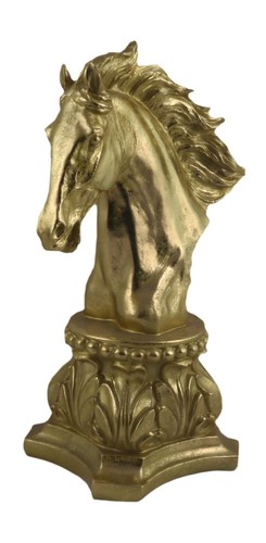 41cm horse head bust resin - horse,
