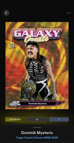 Dominik mysterio topps wwe - dominik, 1/1