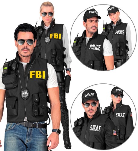 Deluxe tactical vest fbi - tactical,