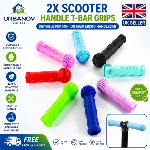 Scooter handle bar - t-bar, grips