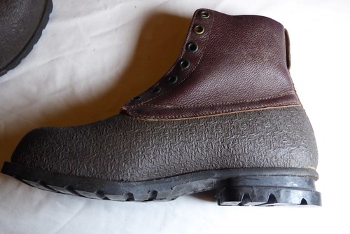 Vintage unused army boots 1970 - vintage,