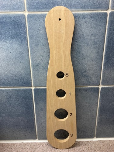 Wooden spaghetti portion - wooden,