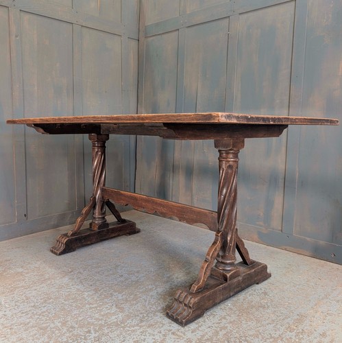 Vintage spanish oak refectory - vintage,