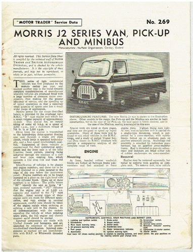 Morris van bus pick up - morris,
