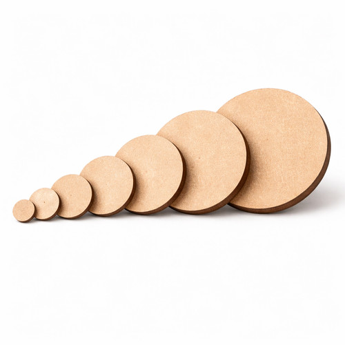 Mdf circle wooden - shape, craft